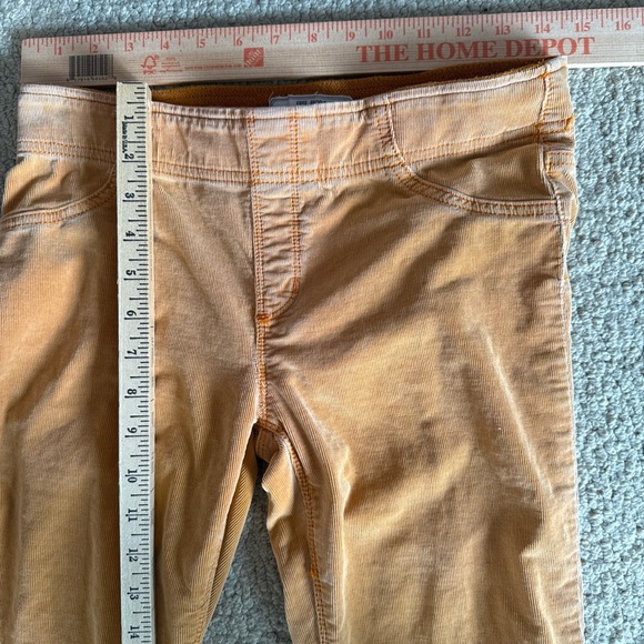 Free People Corduroy Flare Pants Vibrant Orange Pull On Retro Boot | Women's 27 - Picture 6 of 10